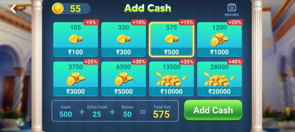 teen patti epic game add cash